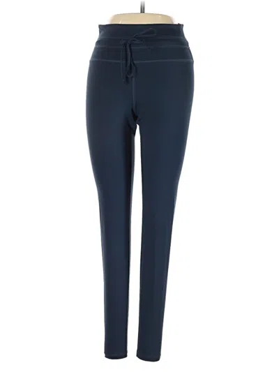 Pre-owned Girlfriend Collective Active Pants In Blue