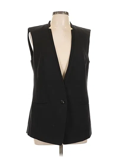 Pre-owned White House Black Market Tuxedo Vest In Black