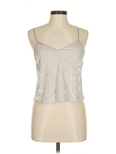Pre-owned Victoria's Secret Sleeveless Top Silver Halter Neckline Tops