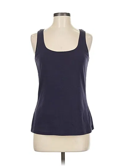 Pre-owned Boden Tank Top Blue Halter Neckline Tops