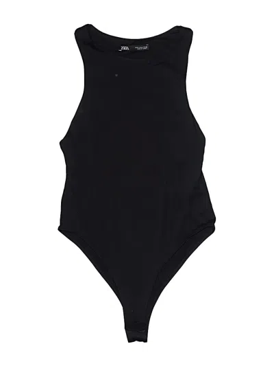 Pre-owned Zara Bodysuit In Black