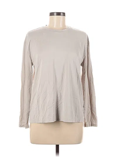 Pre-owned Abercrombie & Fitch Long Sleeve T-shirt In Gray