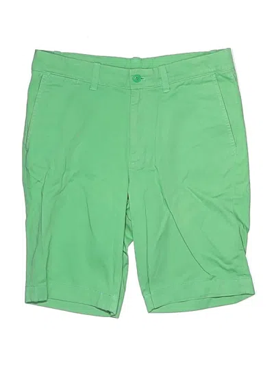 Pre-owned Crewcuts Kids' Khaki Shorts In Green