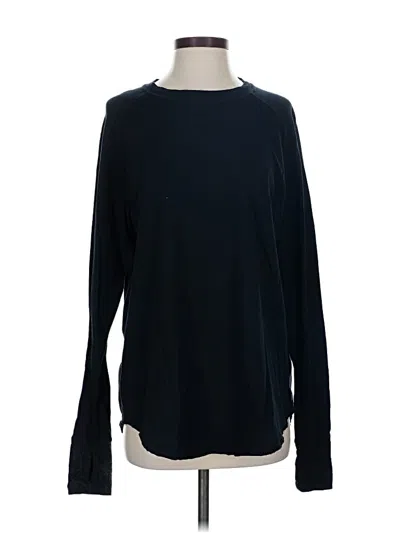 Pre-owned Zella Long Sleeve T-shirt In Black