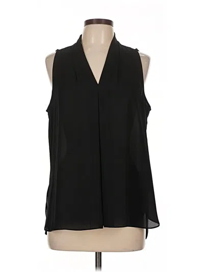 Pre-owned Vince Camuto Sleeveless Blouse In Black