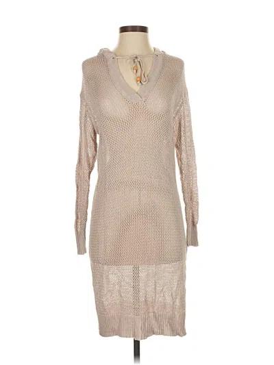 Pre-owned Tahari Casual Dress In Brown