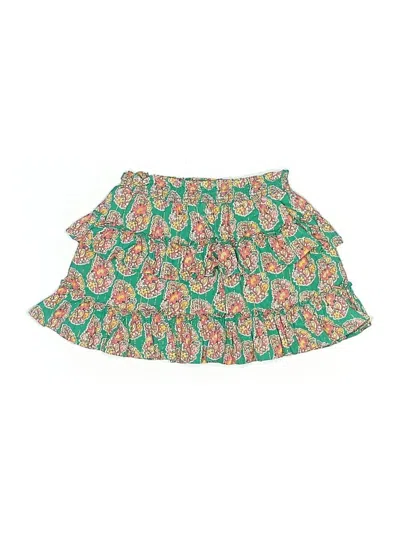 Pre-owned Mini Boden Kids' Skirt In Green