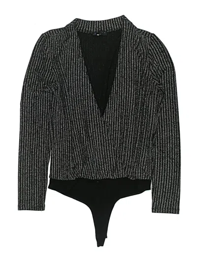 Pre-owned Paige Bodysuit In Black