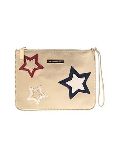 Pre-owned Tommy Hilfiger Wristlet In Gold