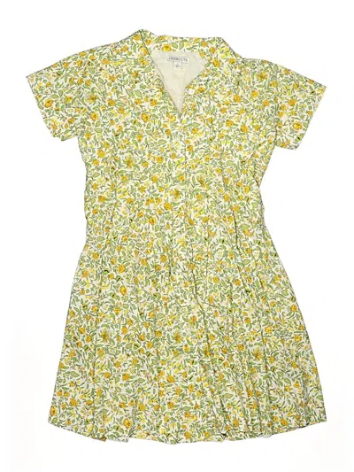 Pre-owned Crewcuts Kids' Dress In Yellow