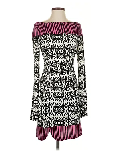 Pre-owned Nicole Miller Cocktail Dress In Black