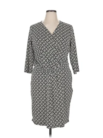 Pre-owned Talbots Casual Dress In Gray