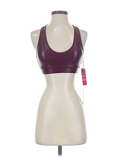 Pre-owned Carbon38 Sports Bra In Burgundy