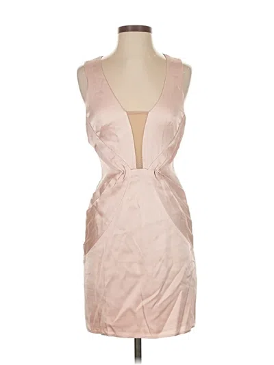Pre-owned Abs By Allen Schwartz Cocktail Dress In Pink