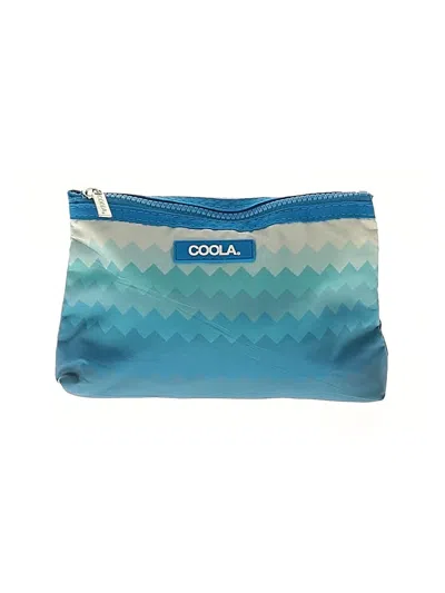 Pre-owned Assorted Brands Makeup Bag In Blue