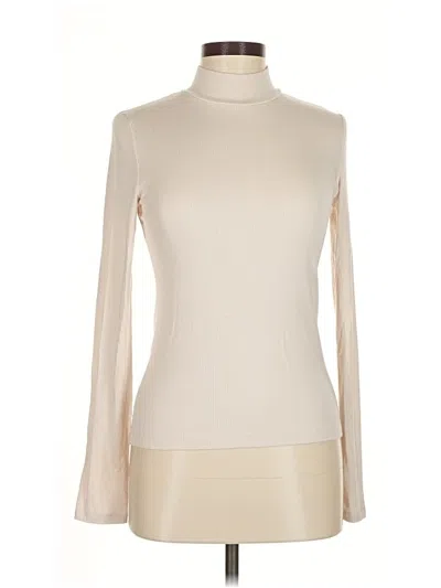 Pre-owned Vince Turtleneck Sweater In White