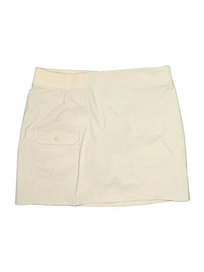 Pre-owned Balance Collection Skort In White