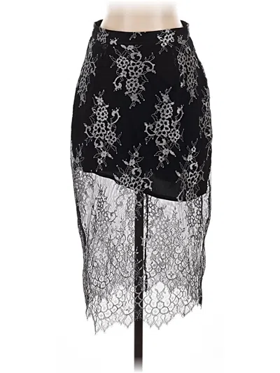 Pre-owned Lovers & Friends Formal Skirt In Black