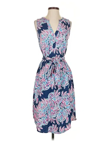 Pre-owned Lilly Pulitzer Casual Dress In Blue