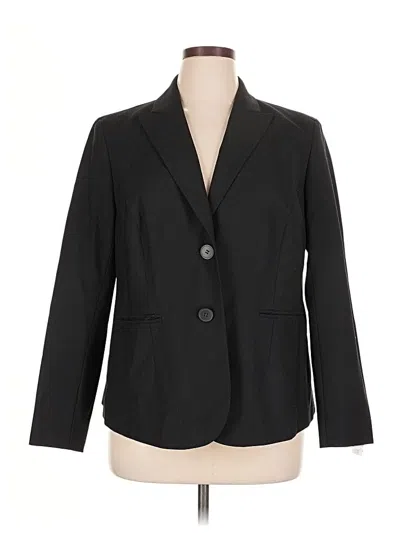 Pre-owned Jones New York Collection Blazer Jacket In Black