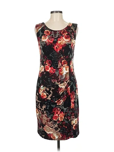 Pre-owned Carmen Marc Valvo Casual Dress In Black