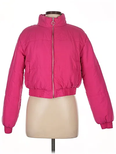 Pre-owned Forever 21 Jacket In Pink