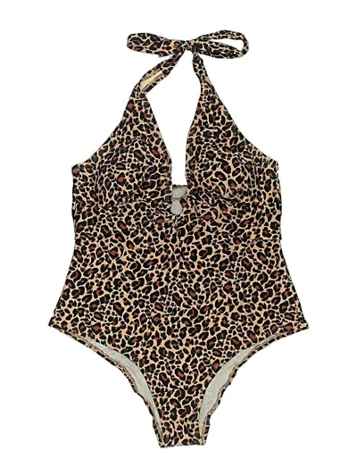 Pre-owned Kona Sol One Piece Swimsuit In Gold