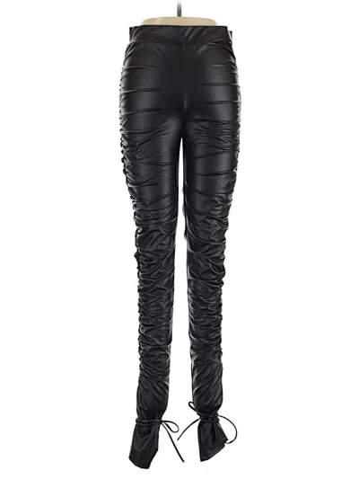 Fashion Nova Faux Leather Pants In Black