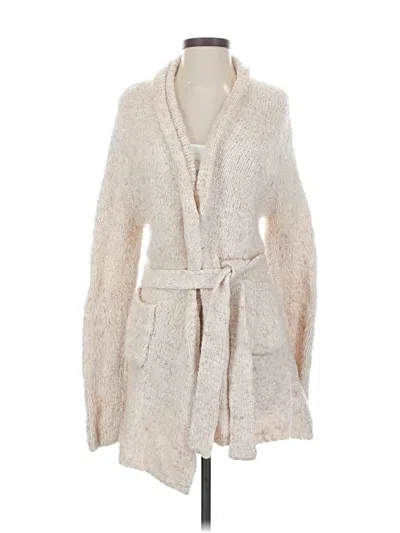 Pre-owned Lemon Cardigan Sweater In White