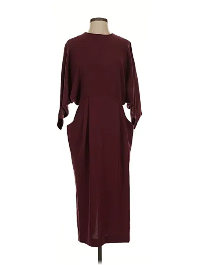 Pre-owned & Other Stories Casual Dress In Burgundy