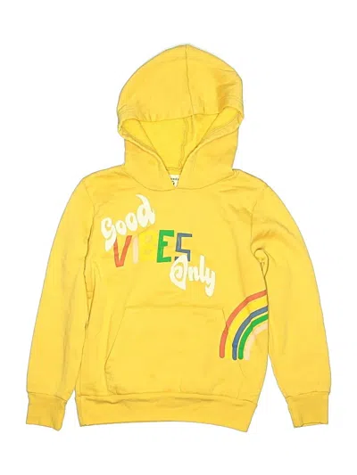 Pre-owned Rowdy Sprout Kids' Pullover Hoodie In Yellow