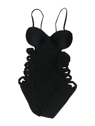 Pre-owned Unbranded One Piece Swimsuit In Black