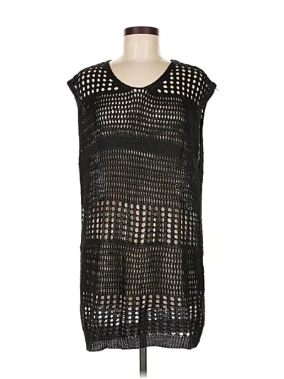 Pre-owned Unbranded Swimsuit Cover Up In Black