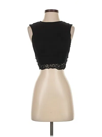 Pre-owned Lovers & Friends Sleeveless Blouse In Black