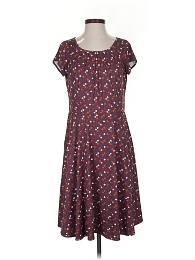 Pre-owned Karina Casual Dress In Brown