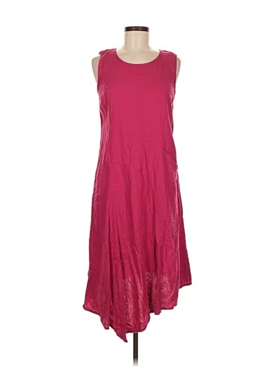 Pre-owned Coldwater Creek Casual Dress In Burgundy