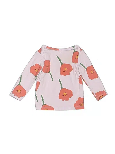 Pre-owned Tea Babies' Long Sleeve T-shirt In Pink