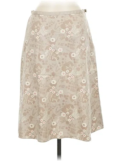 Pre-owned Caslon Casual Skirt In Brown