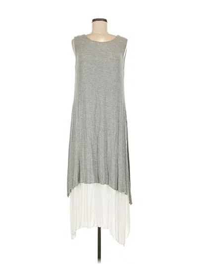 Fenini Casual Dress In Gray