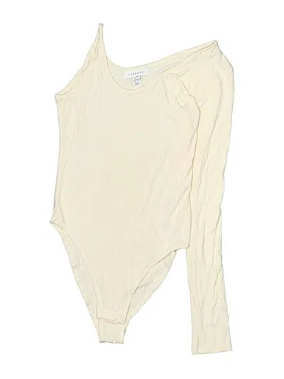 Pre-owned Topshop Bodysuit In White