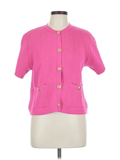 Pre-owned Zara Cardigan Sweater In Pink