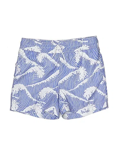 Pre-owned Janie And Jack Kids' Board Shorts In Blue