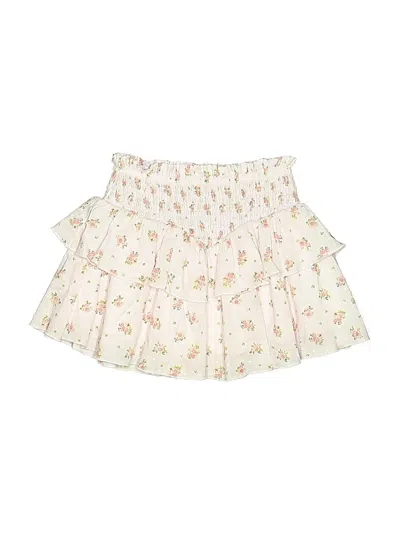 Pre-owned Katie J Nyc Kids' Skirt In White