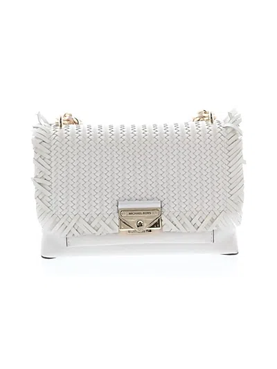 Pre-owned Michael Michael Kors Crossbody Bag In White