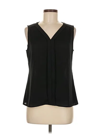 Pre-owned Banana Republic Sleeveless Blouse In Black