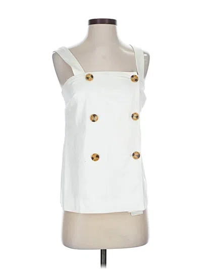 Pre-owned C/meo Collective Sleeveless Blouse In White