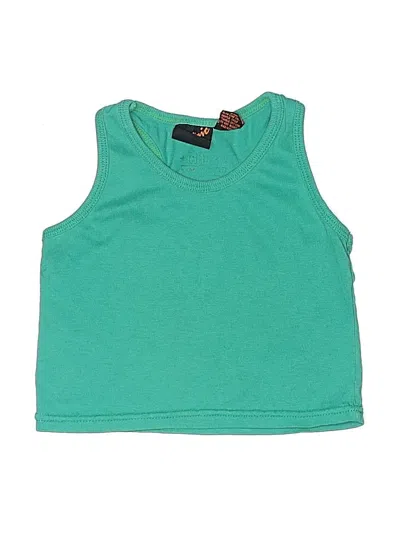 Pre-owned Electric Kids' Sleeveless T-shirt In Green