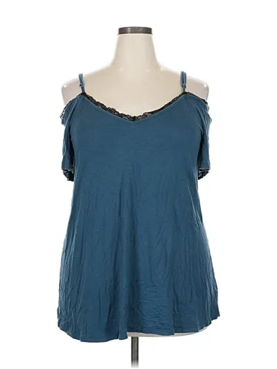 Pre-owned Torrid Short Sleeve T-shirt In Blue