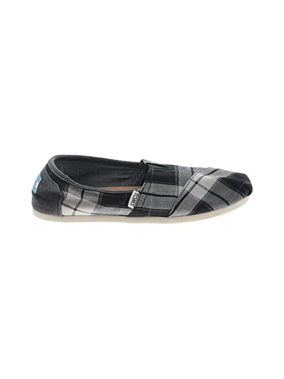 Pre-owned Toms Flats In Black
