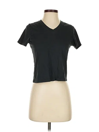 Pre-owned Unbranded Short Sleeve T-shirt In Black